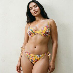 L*Space Yellow Floral Bikini Set